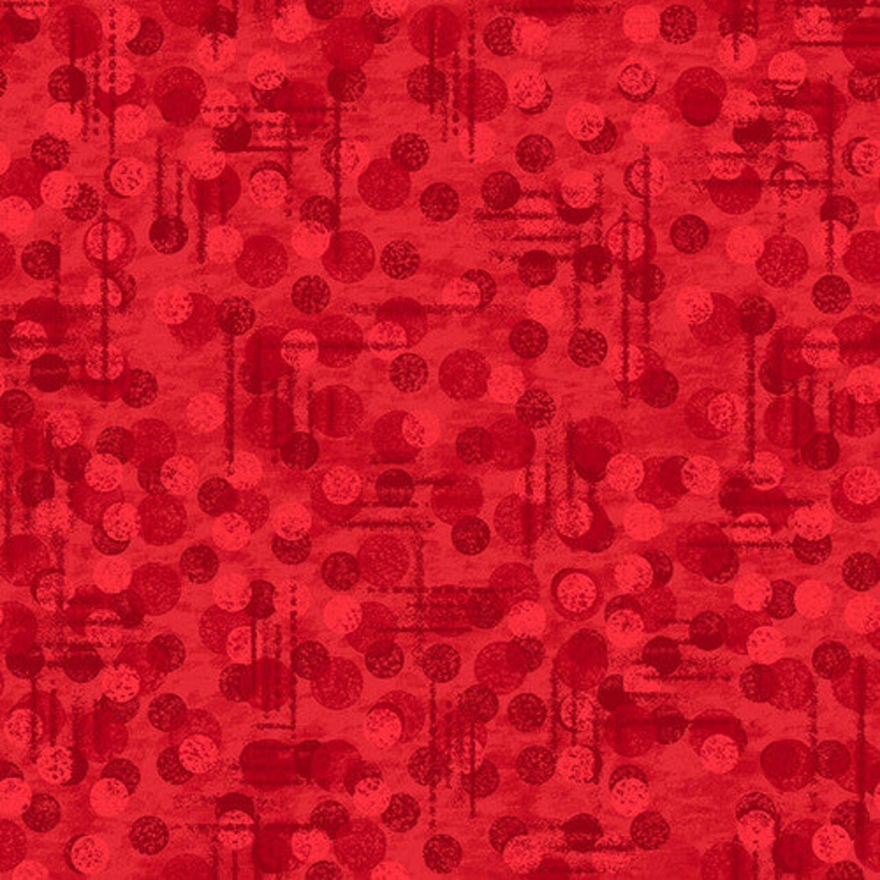 Fabric Blank Quilting Red Tonal Texture Jot Dot by the Quarter Yard 9570-88